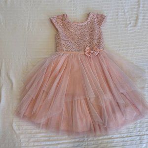 Pink Sparkly Dress by Jona Michelle Size 12